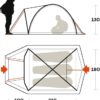 Tenda Tenere 3  blu FERRINO - immagine 3