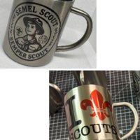 Tazza in acciaio inox con stampa